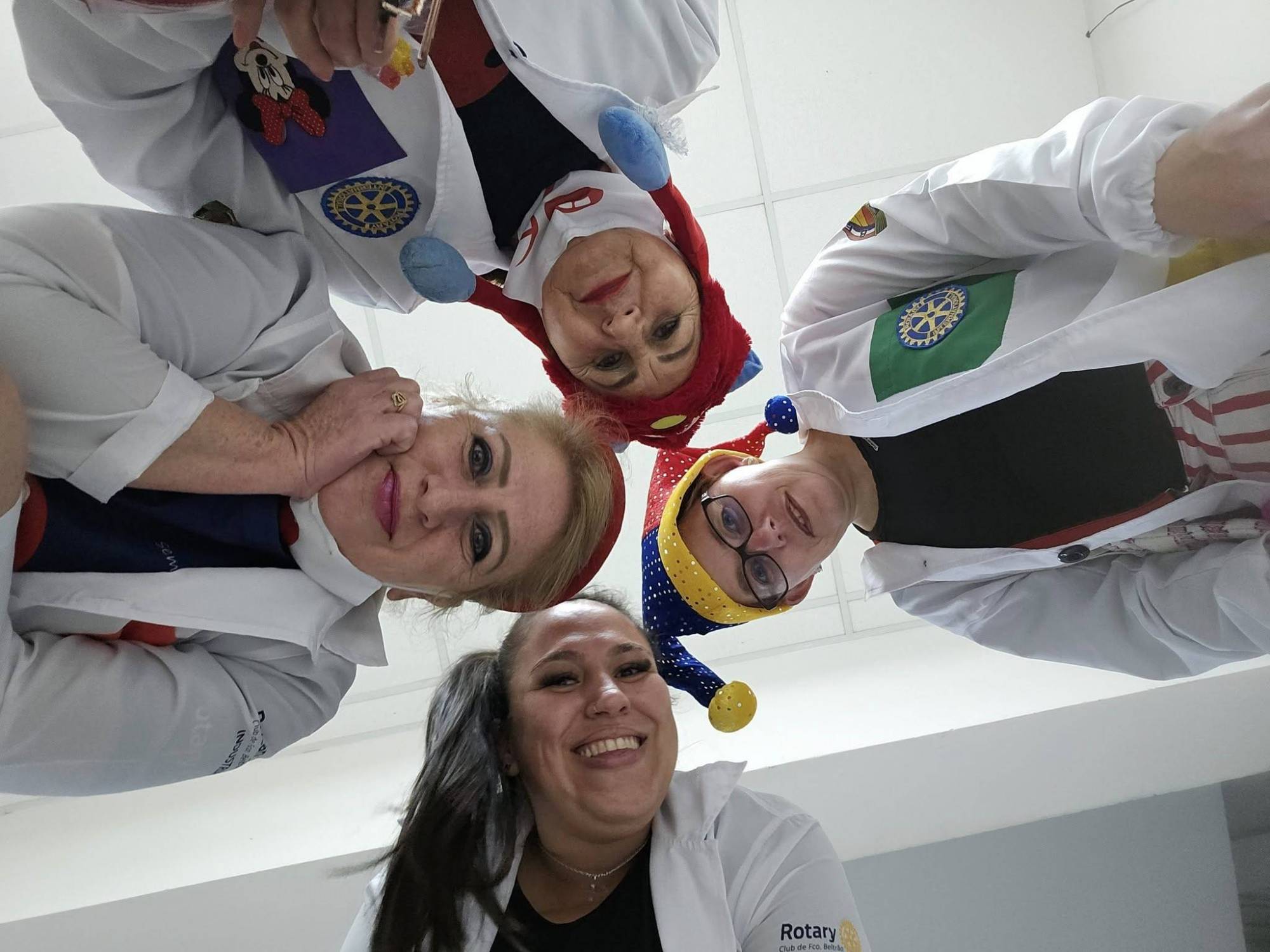 foto: visita nos hospitais 