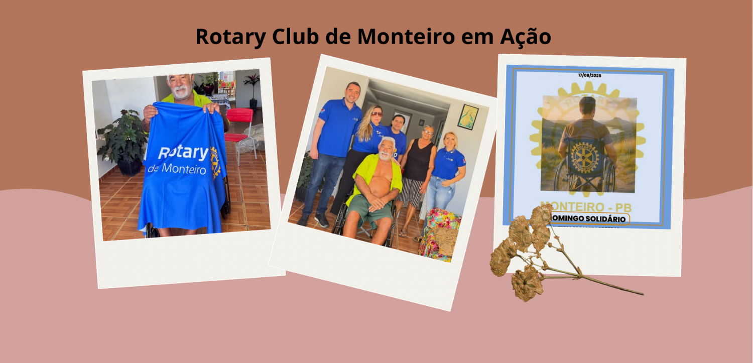 Rotary Club de Monteiro em ação