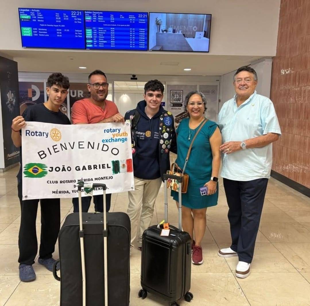 João Gabriel Mori Representa Jales em Intercâmbio do Rotary em Mérida, no México
