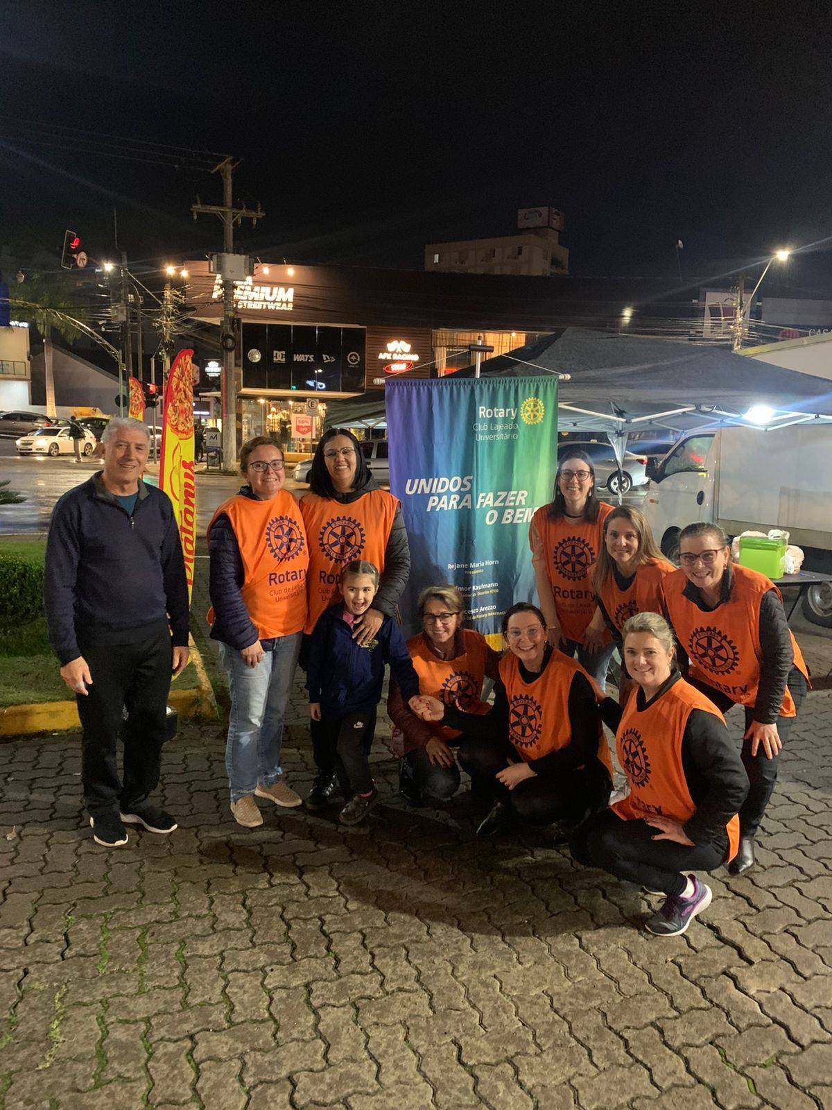 Ação Venda de Pizzas RC de Lajeado-Universitário. 