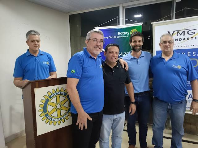 Rotary Club de Bady Bassitt empossa dois novos associados