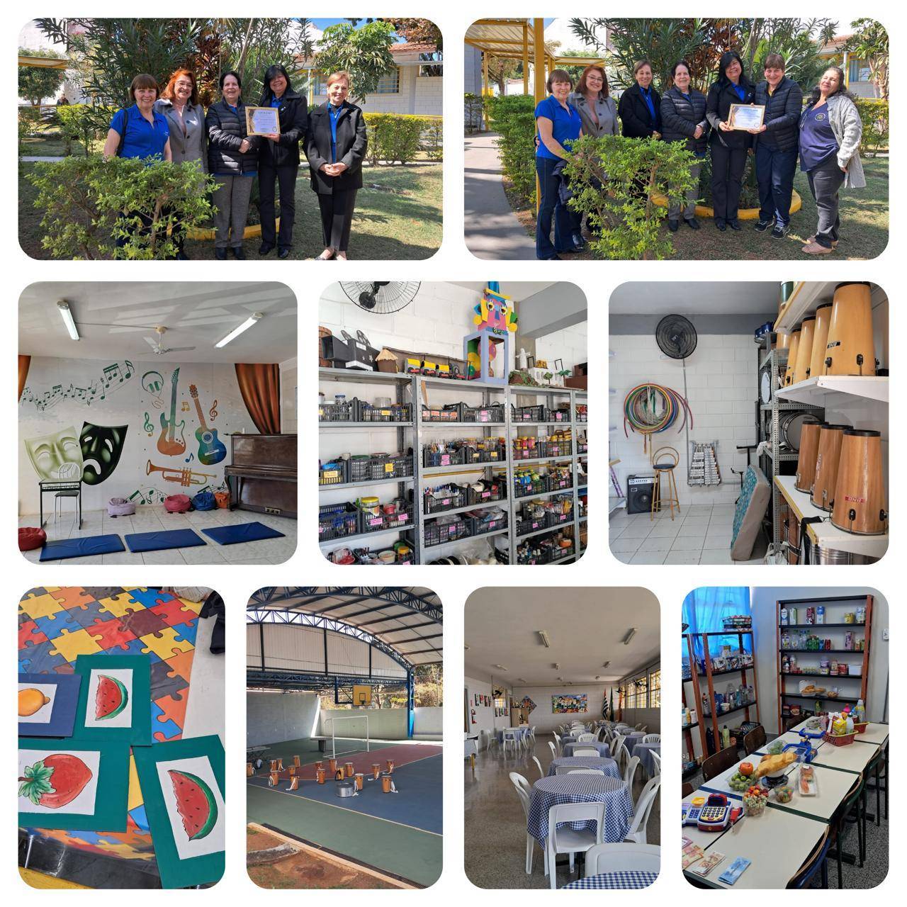 Visita a Associação Educacional Santa Rita de Cássia