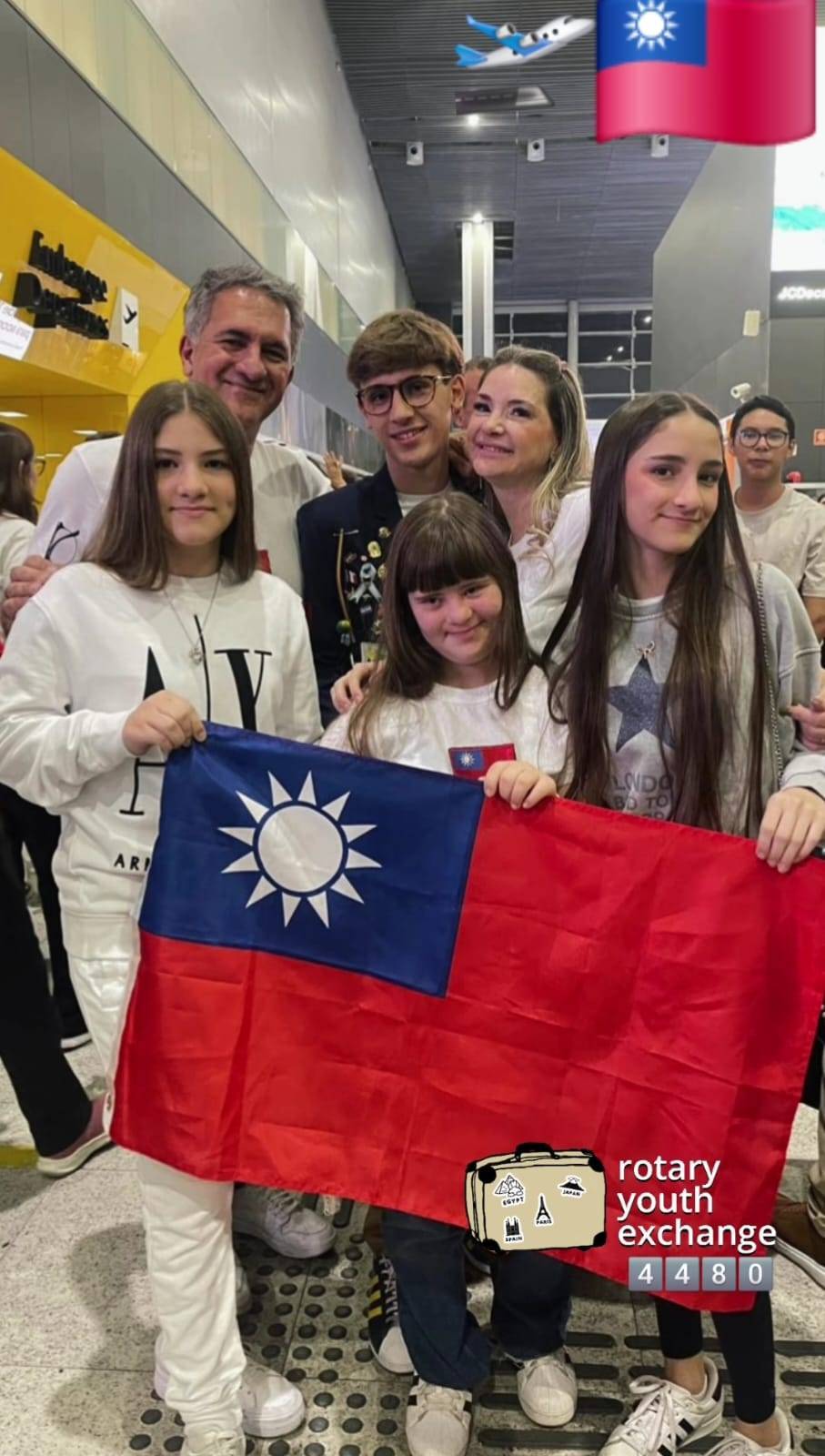 Intercambista Benicio embarca para Taiwan pelo programa YEP4480