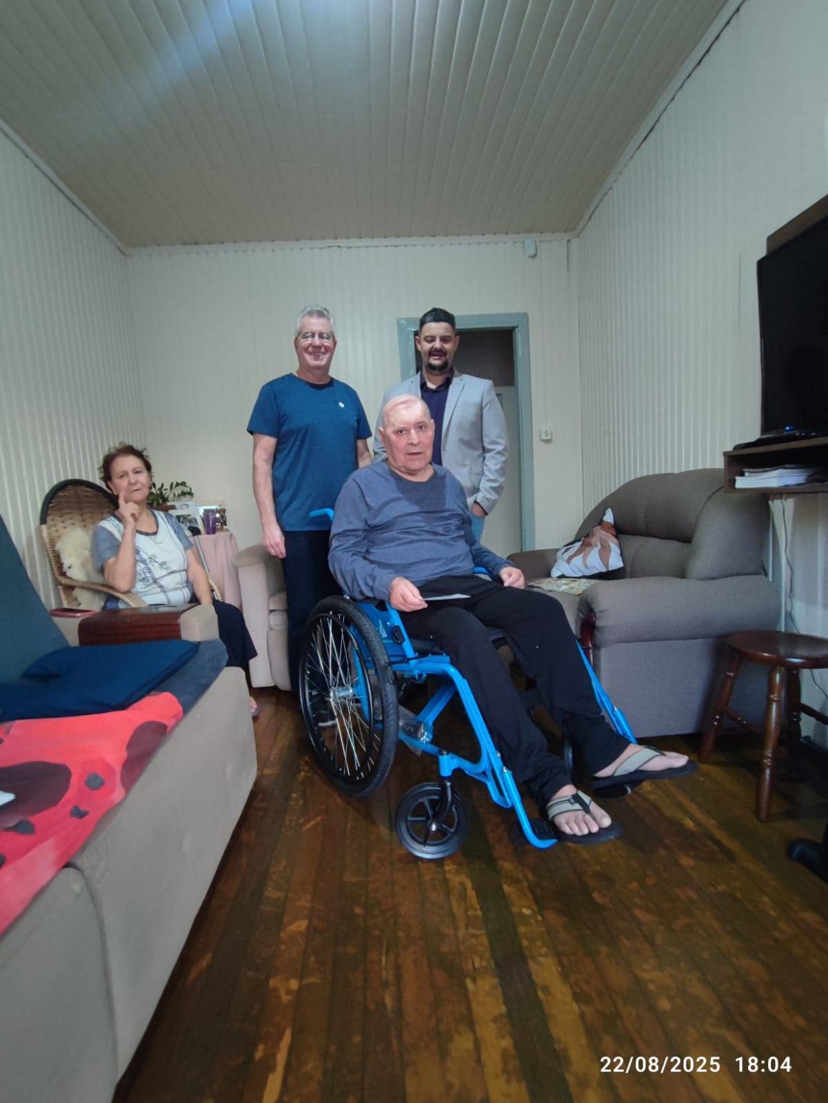 🌟💙 Mobilidade que Transforma a Vida do Sr. Antero Valdecir Antunes Braga 💙🌟