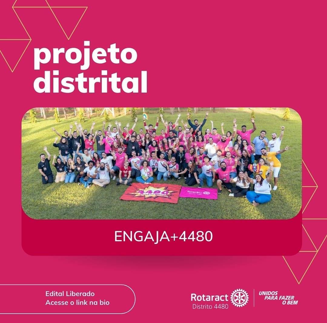 Rotaract 4480 lança o edital do Projeto Distrital 2025-2026