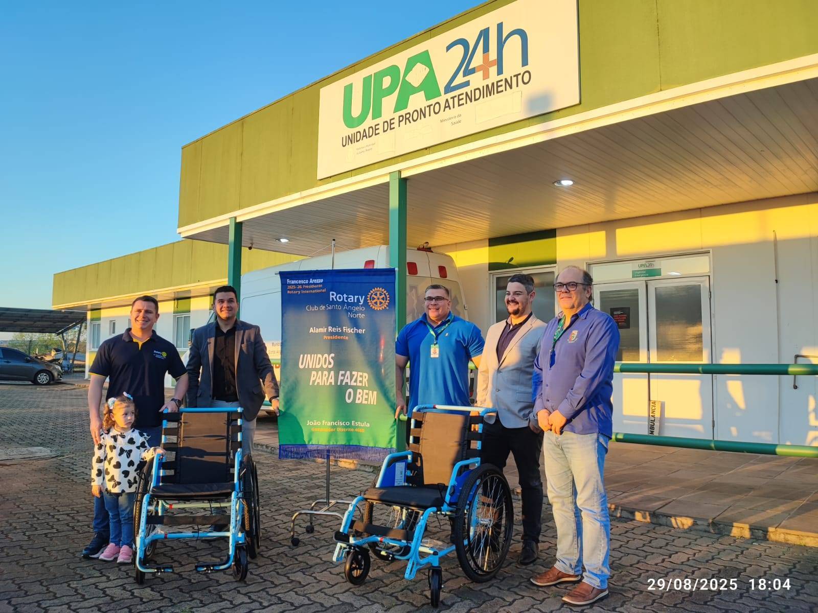 🚑 Rotary em Ação pela UPA! 🌍