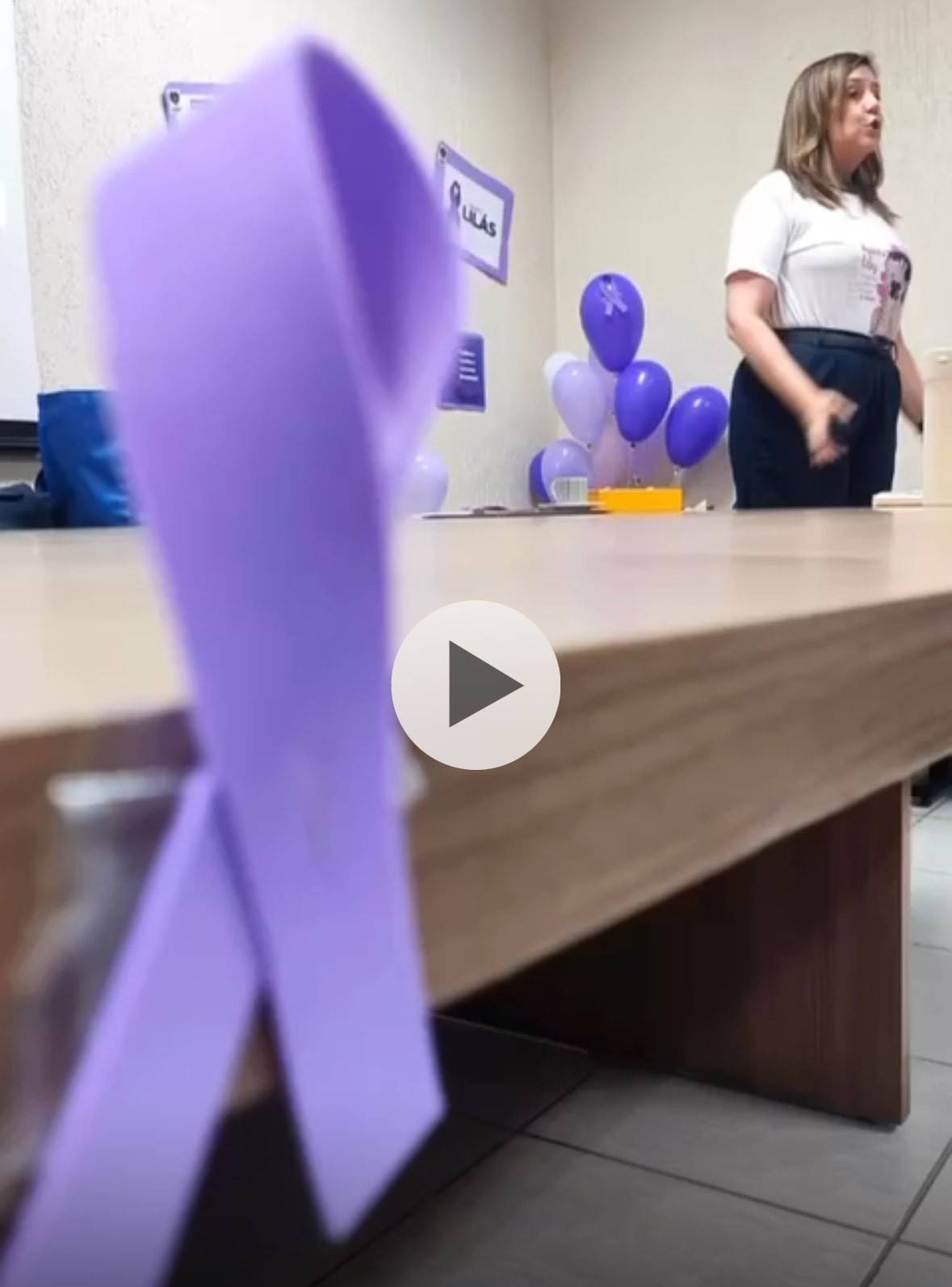 Agosto Lilás, Palestra de prevenção e de enfrentamento à violência contra a mulher