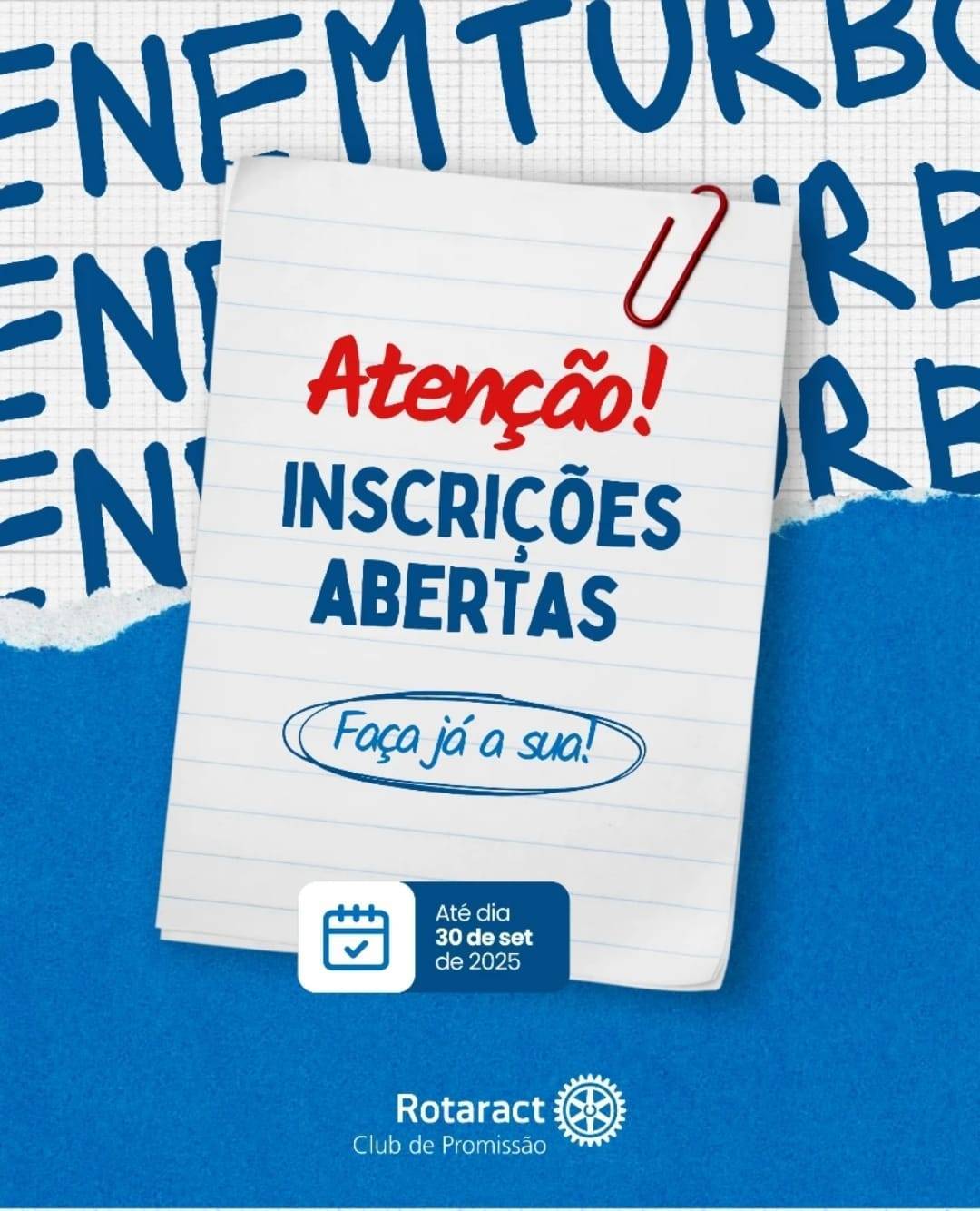 Rotaract Club de Promissão abre inscrições para o ENEM Turbo 100% gratuito