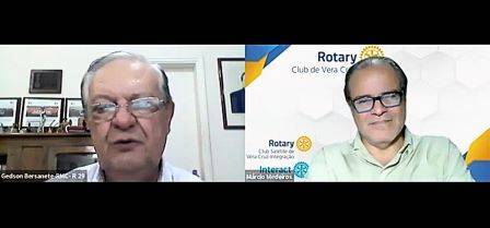 Gedson Bersanete fala com riqueza de detalhes sobre a importância de se contribuir com a The Rotary Foundation