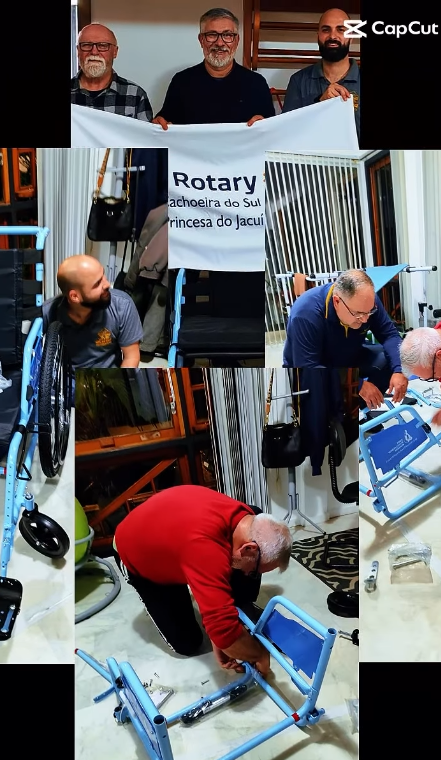 #rotaryinternational #rotarybrasil #distrito4780 #rotaryclub #rcprincesadojacuí #fazerobemsemolharaquem #unidosparafazerobem #fundacaorotaria #mobilidadeparatodos #cadeirasderodas #inclusao #acessibilidade