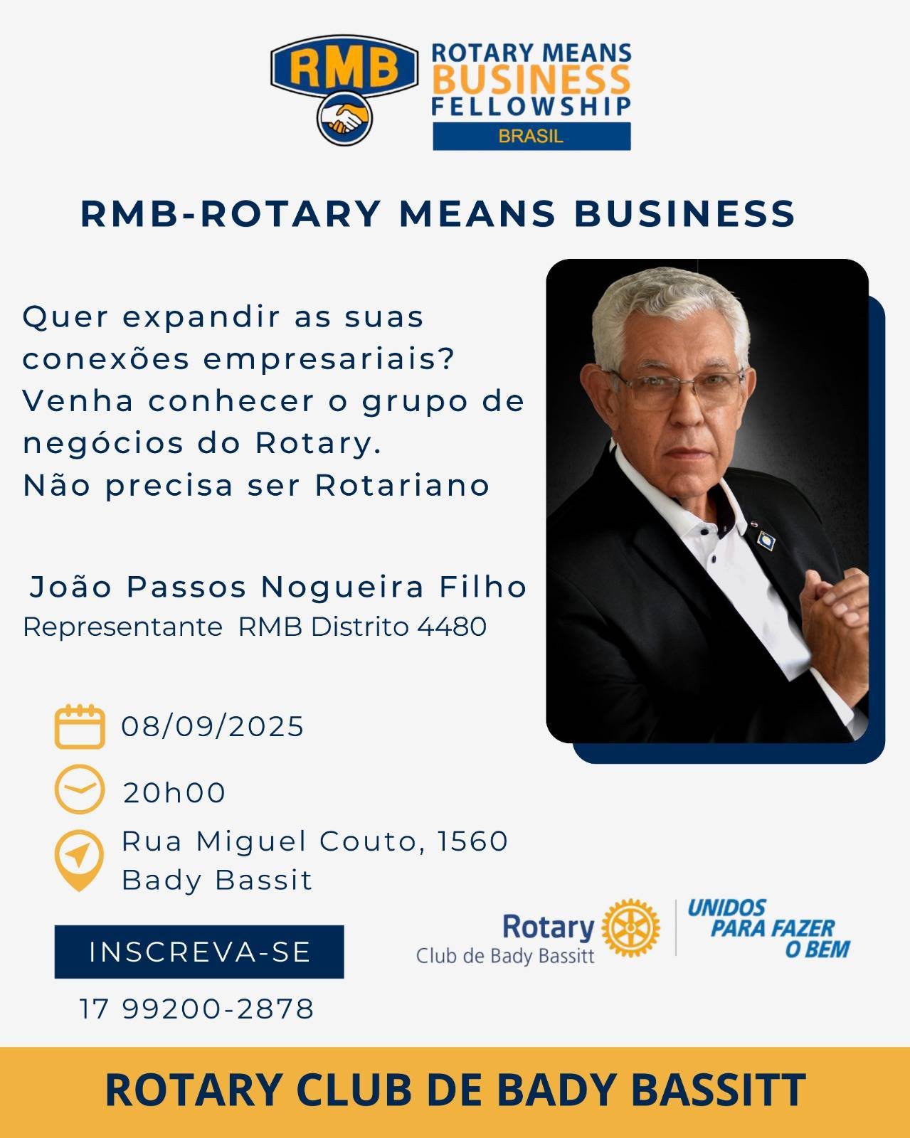 Rotary Means Business no Rotary Club de Bady Bassitt!
