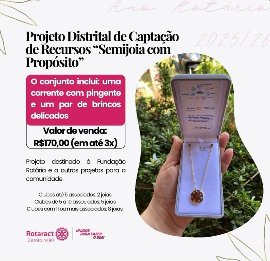 Projeto Distrital de Captação de Recursos – “Semijoia com Propósito”