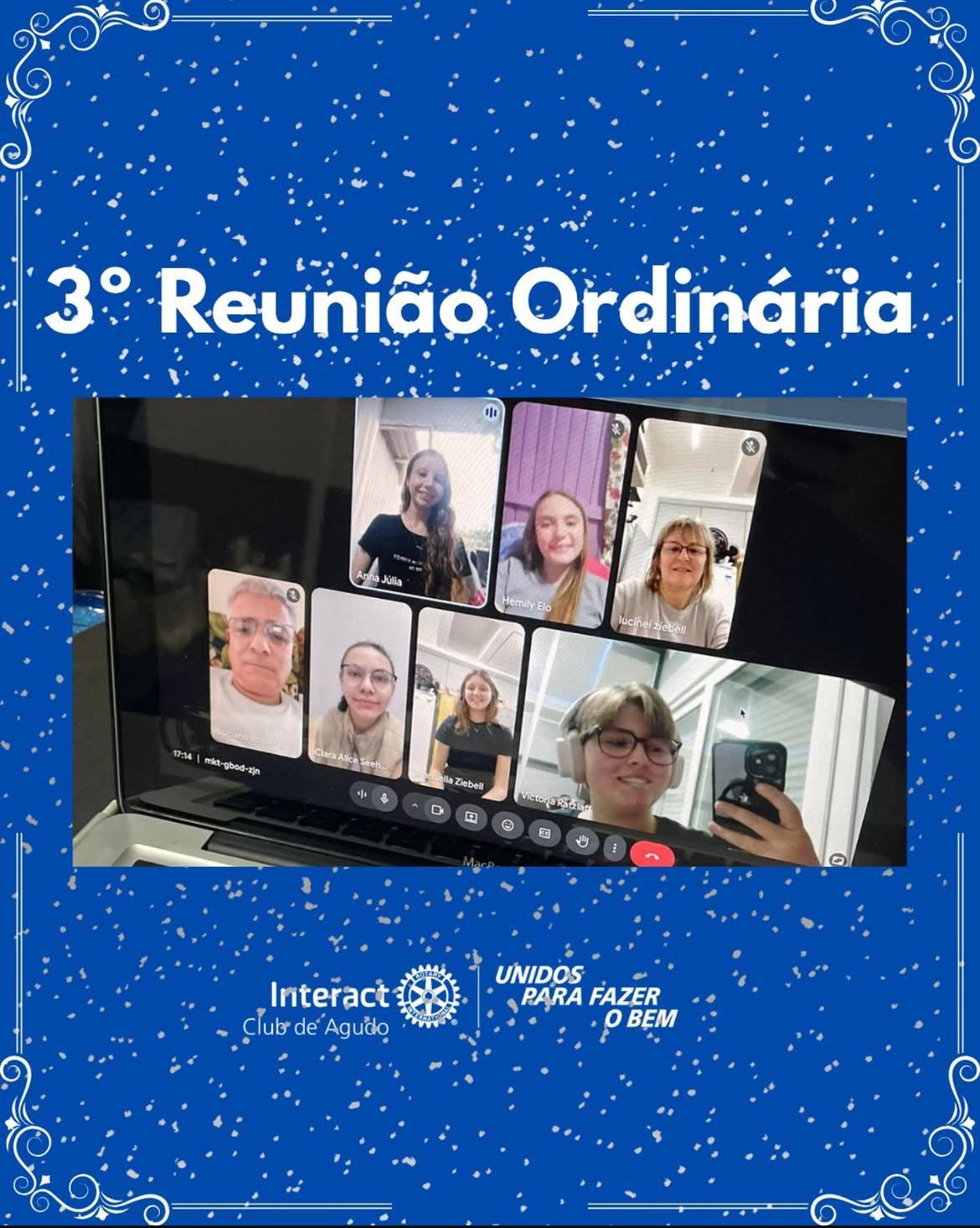 No dia 02 de agosto, aconteceu a 3ª reunião ordinária do Interact Club de Agudo. Na ocasião, tratamos de assuntos administrativos e organizacionais, definimos algumas decisões importantes e alinhamos próximos projetos e parcerias. Seguimos com entusiasmo e comprometimento!  #paratodosverem : Este post possui legenda alternativa para promover a inclusão social, para acessar basta ativar as funções acessibilidade em seu celular.  #interactbrasil #distrito4660 #reuniãoordinária #interactclub