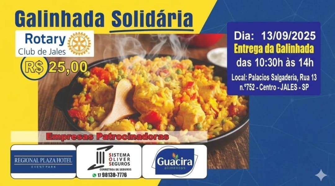 Galinhada Solidária do Rotary Club de Jales