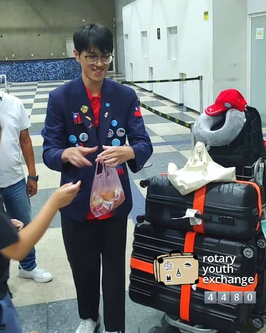 Chegada de Navy a São José do Rio Preto marca mais uma etapa do programa de intercâmbio do YEP 4480