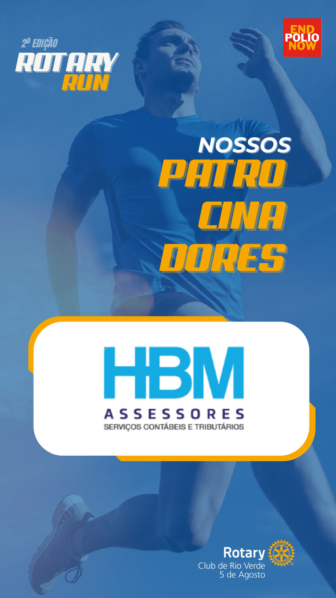 Patrocinador 2ª ROTARY RUN - HBM Assessores