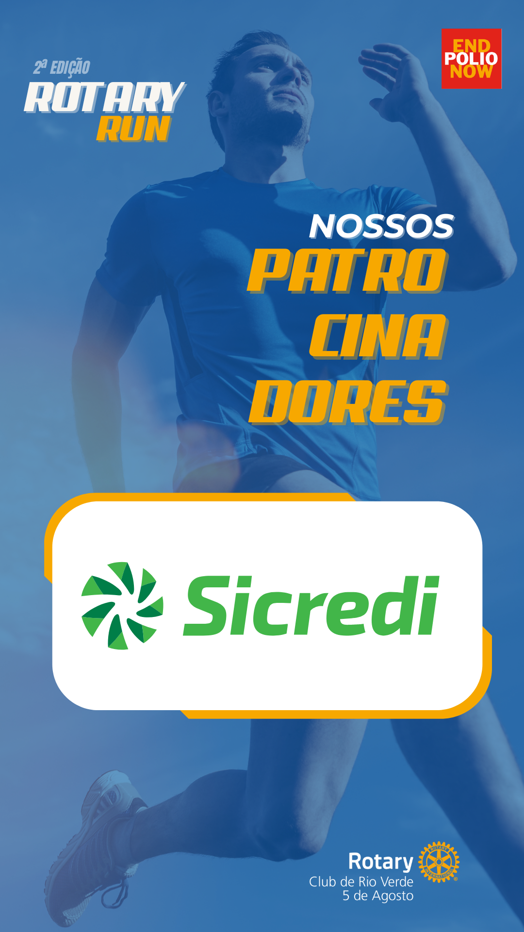 Patrocinador 2ª ROTARY RUN - ⁠Sicredi