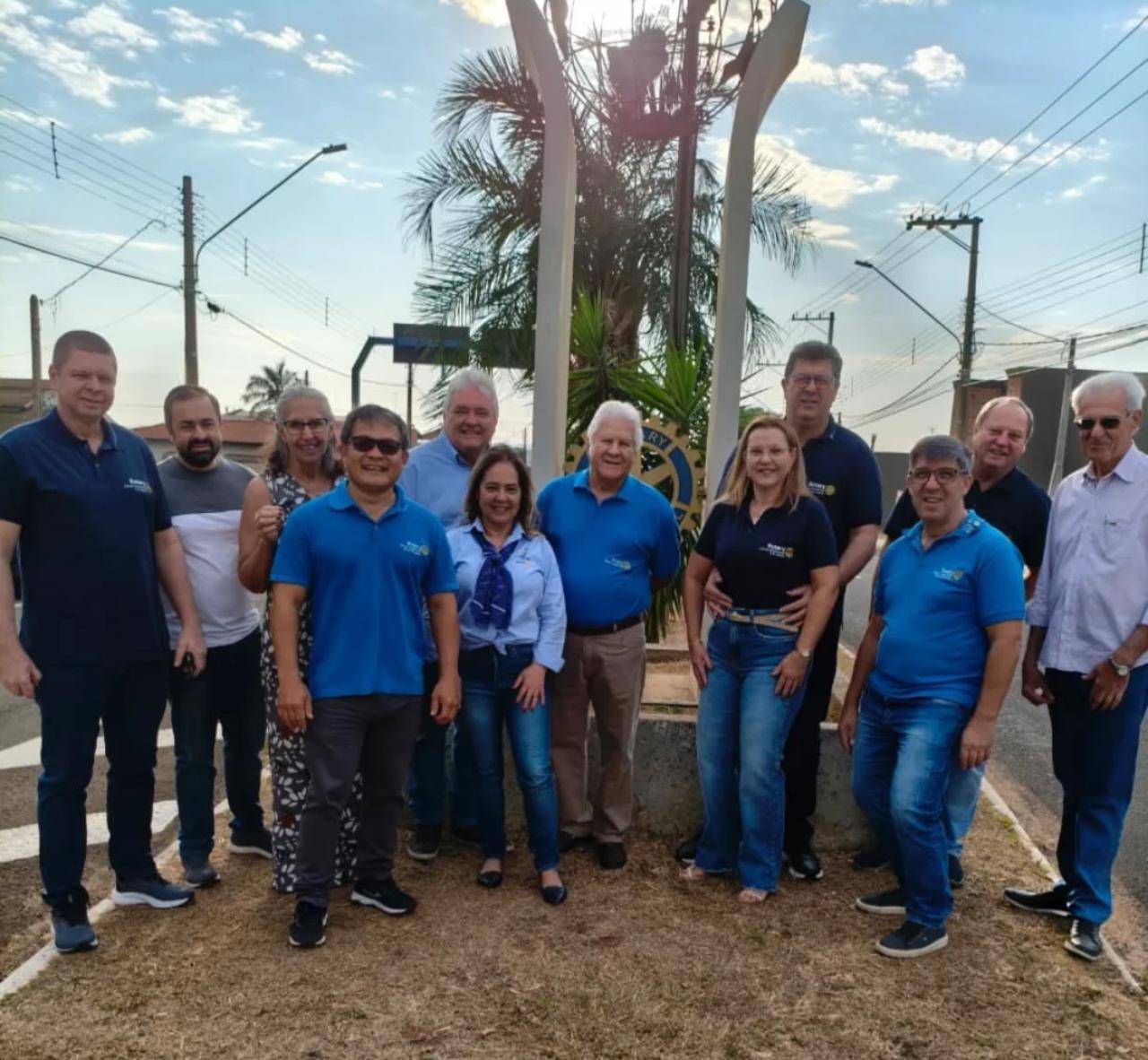 Governador  Lelo Maset e sua Esposa Cláudia, Visitam Rotarys em Votuporanga