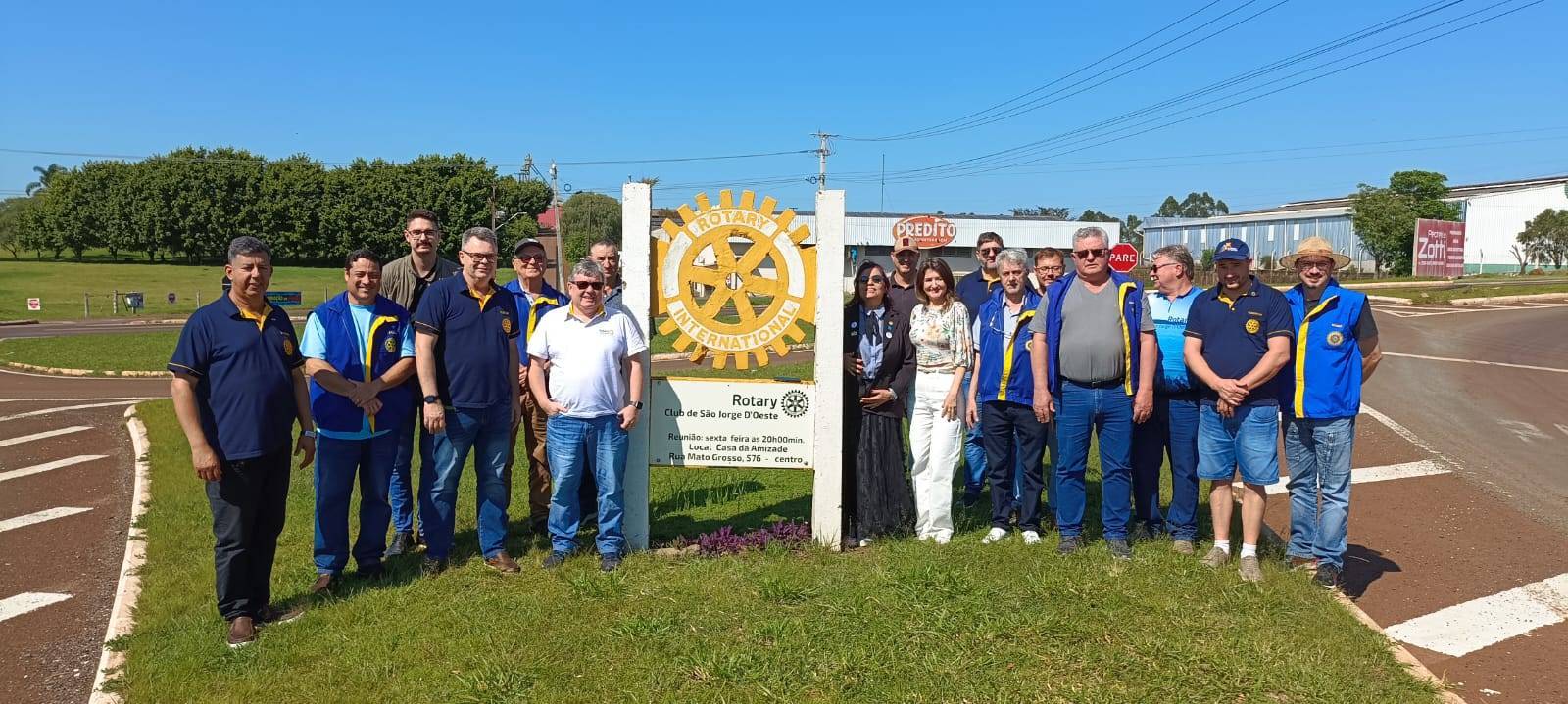 Visita Governador do Distrito 4640 ao Rotary Club de São Jorge D'Oeste