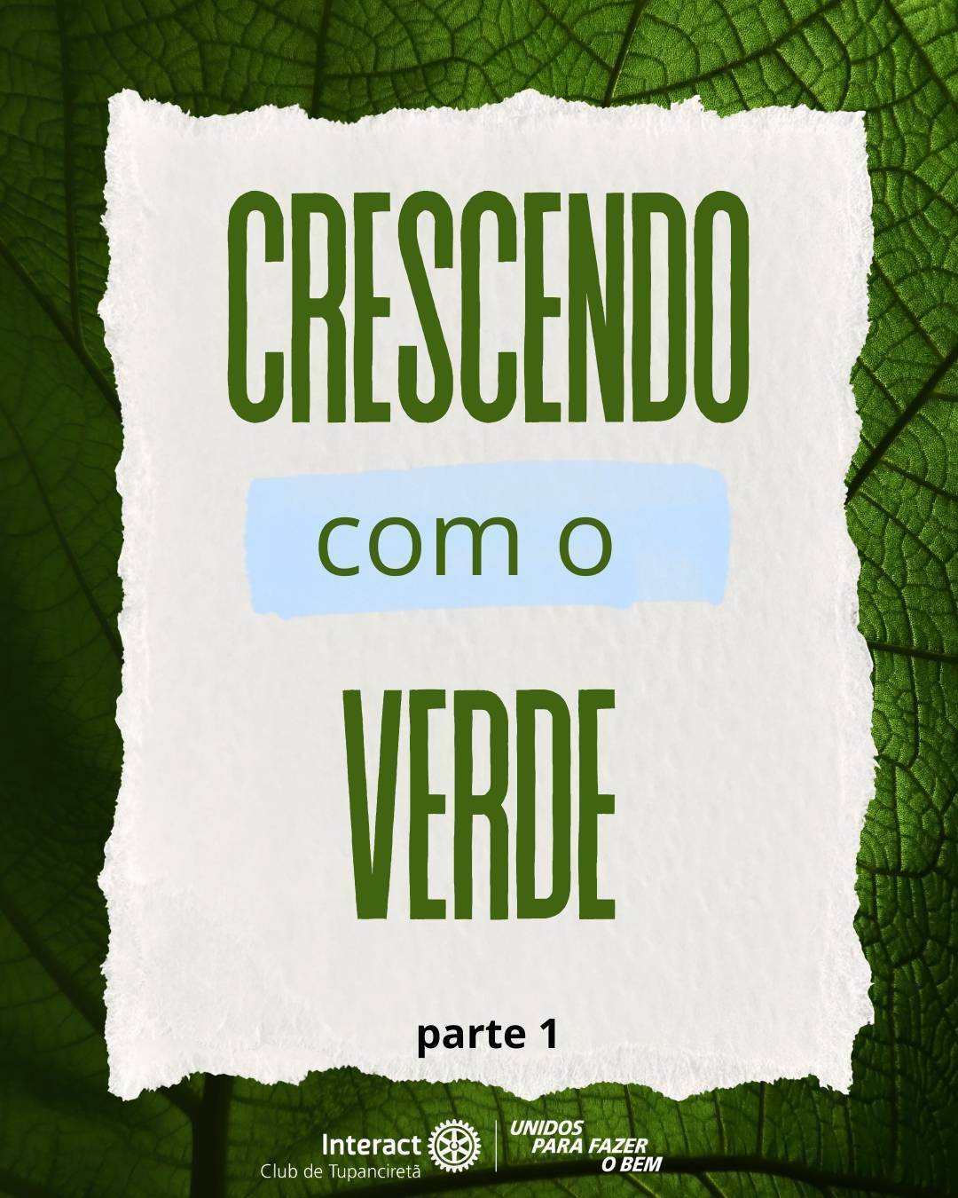 Crescendo com o verde  No dia 12/09, Luís Afonso realizou uma palestra dinâmica e inspiradora, abordando temas essenciais para a formação de uma consciência ambiental nas novas gerações. Entre os assuntos tratados, destacaram-se: • A importância da sustentabilidade no dia a dia; • A reciclagem adequada do lixo e seus impactos positivos para o meio ambiente; • A economia circular como alternativa para reduzir desperdícios e prolongar o ciclo de vida dos produtos; • O uso e incentivo a produtos ecológicos que contribuem para a preservação dos recursos naturais; • A prática da reciclagem criativa, exemplificada pela transformação de camisetas em sacolas reutilizáveis.  Além do conteúdo enriquecedor, a palestra contou com uma ampla interação com as crianças, que participaram ativamente, fizeram perguntas e compartilharam ideias sobre como podem aplicar esses conceitos em casa, na escola e na comunidade.  Foi um momento de muito aprendizado, reflexão e incentivo à construção de um futuro mais sustentável.  🌱✨  Com carinho, Interact Club de Tupanciretã! 💚  《》《》《》《》《》《》《》《》《》《》《》  #paratodosverem : Este post possui legenda alternativa para promover a inclusão social, para ter acesso basta ativar as funções de acessibilidade em seu celular.  #distrito4660 #interactbrasil #unidosparafazerobem
