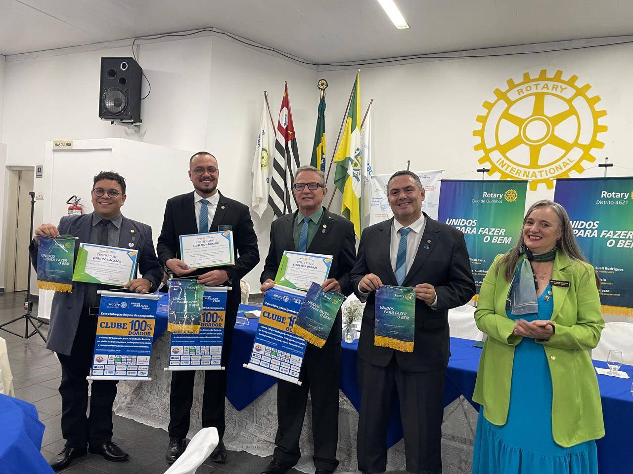 Reunião festiva - visita da Governadora Distrital Márcia Brito e do Coordenador Neto Acácio