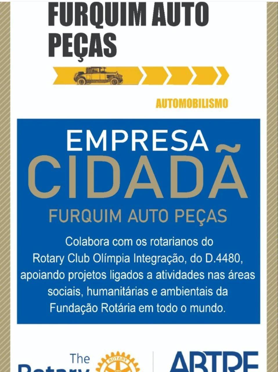  Rotary Club Olímpia Integração Conquista Nova Empresa Cidadã