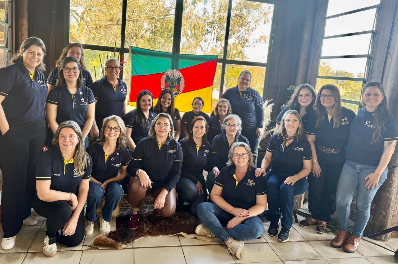 Companheiras do Rotary Club de Cachoeira do Sul Pérolas do Jacuí 