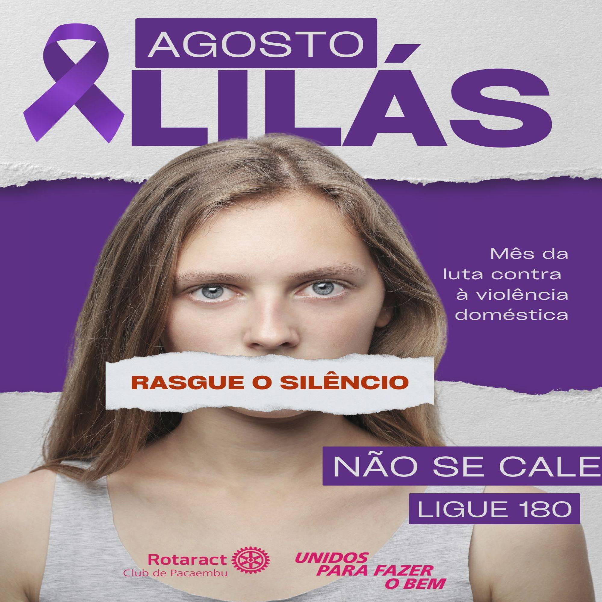 💜 AGOSTO LILÁS: Mês de Conscientização pelo Fim da Violência Contra a Mulher 💜