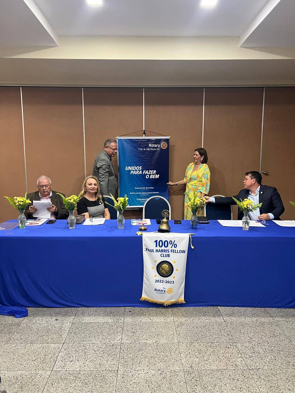 Momento da mudança da Presidência 2024 -2025 para 2025-2026