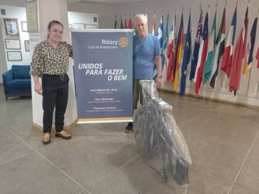 DOAÇÃO DE CADEIRA DE RODAS.