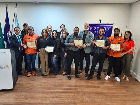 Empresas participam do McDia Feliz, em agosto, e são homenageadas pelos rotarianos de Vera Cruz