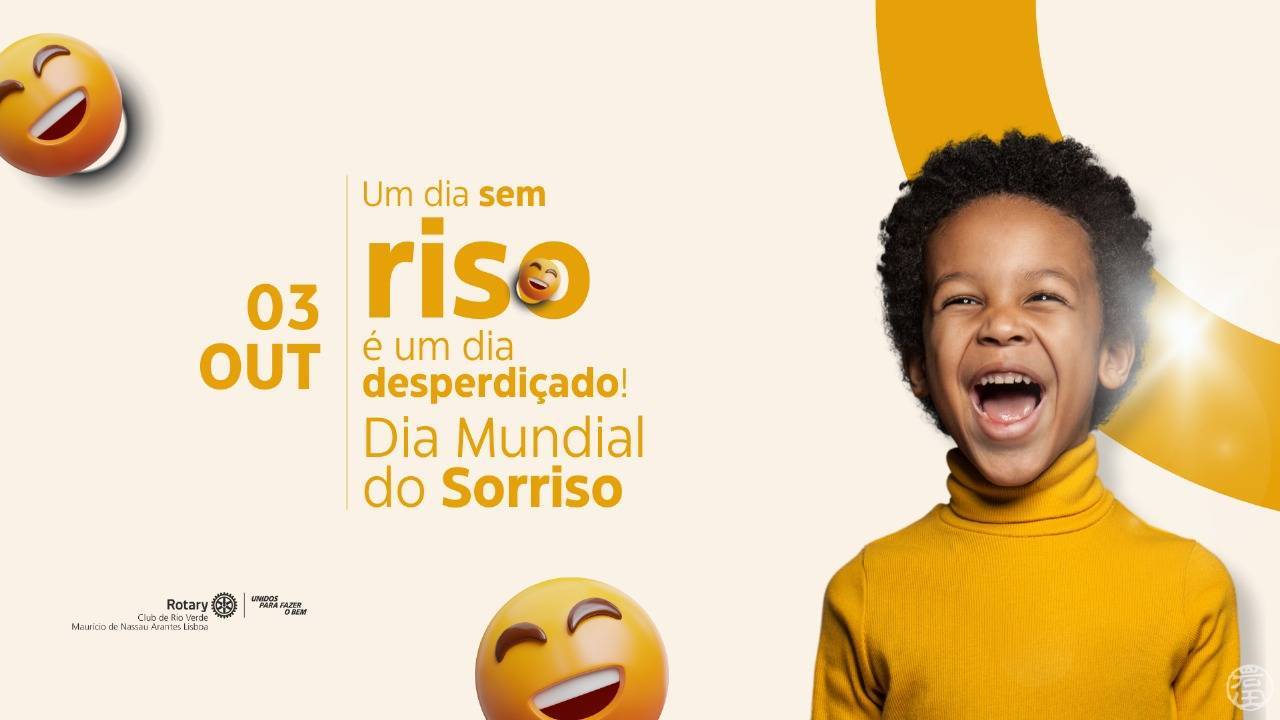 3 de Outubro – Dia Mundial do Sorriso
