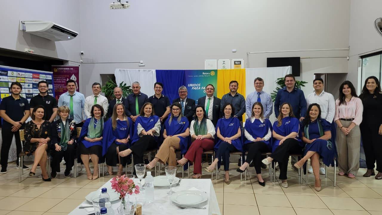 Rotary Club de Capitão Leônidas Marques recebe visita oficial do Governador do Distrito 4640