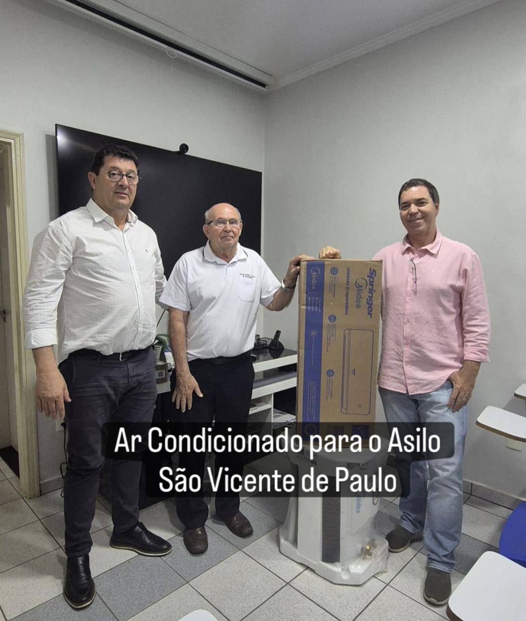 Asilo São Vicente de Paulo Ganha ar Condicionado 