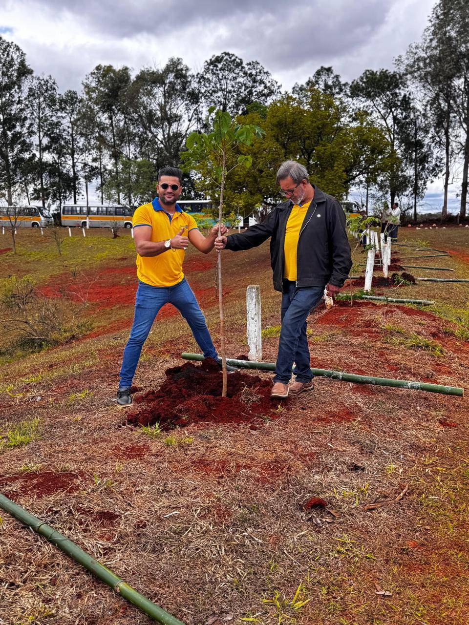Presidente Rafael Nunes e vice-presidente Antonio Nunes