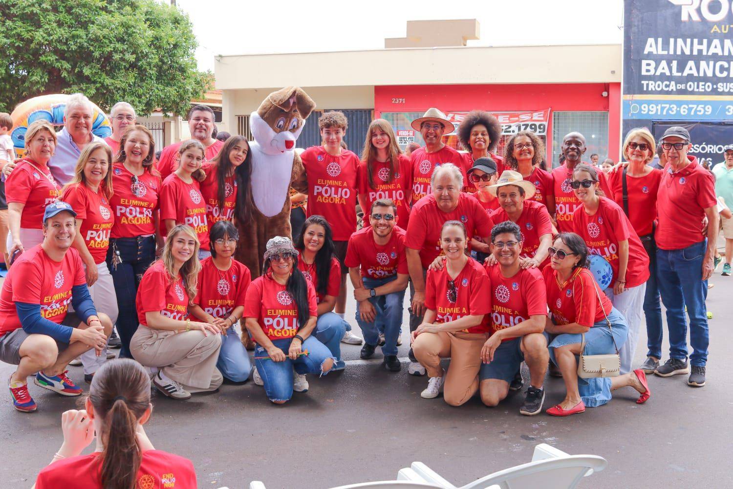 Ação de Conscientização da Pólio em São Jose do Rio Preto Arranca Sorrisos de Centenas de Crianças 