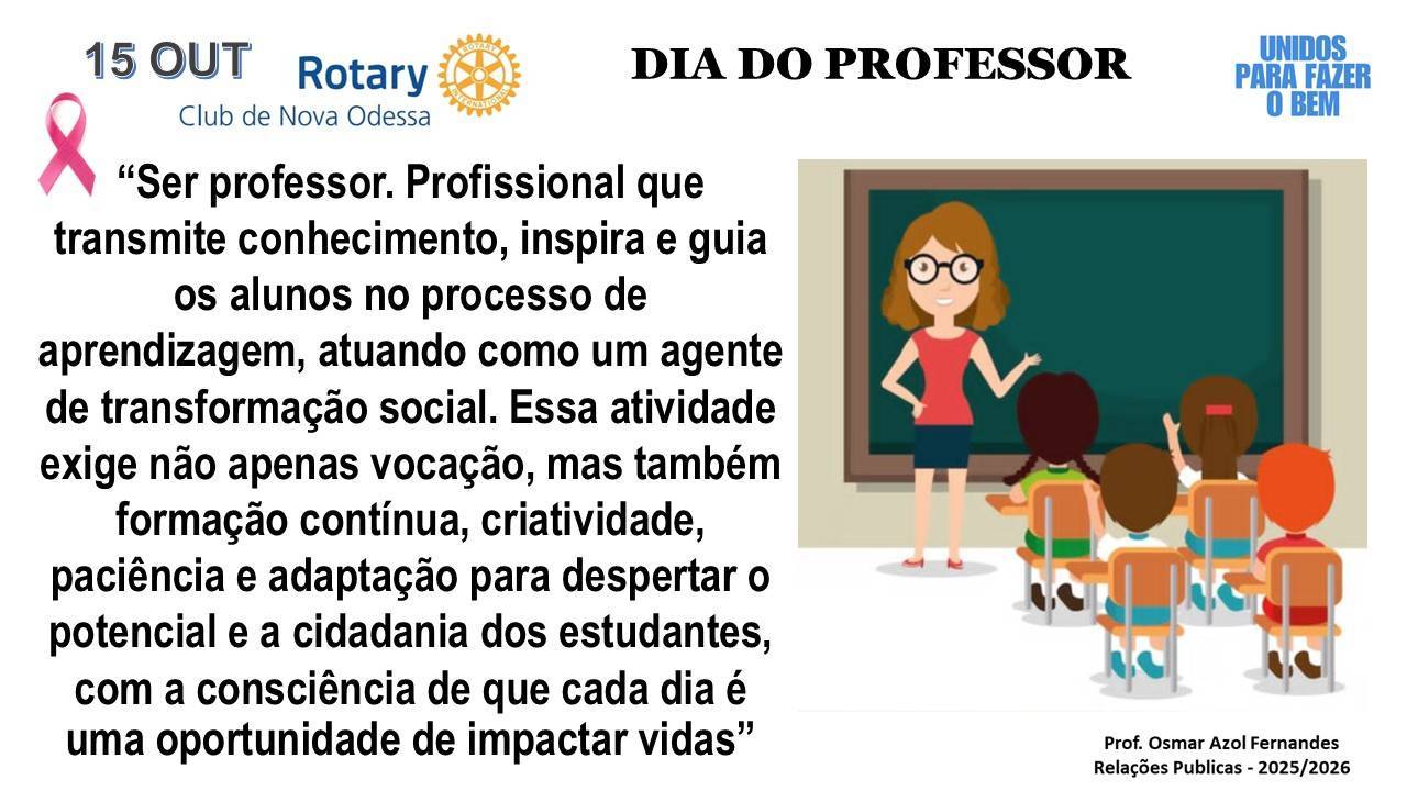 "DIA DO PROFESSOR"