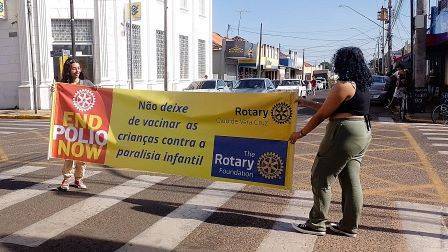 Rotarianos e interactianos ajudarão na campanha de Multivacinação na cidade de Vera Cruz