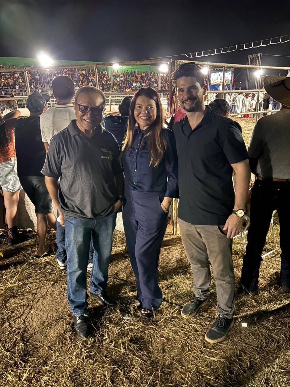 Governadora prestigiando a expoagra 2025 em Augustinopolis