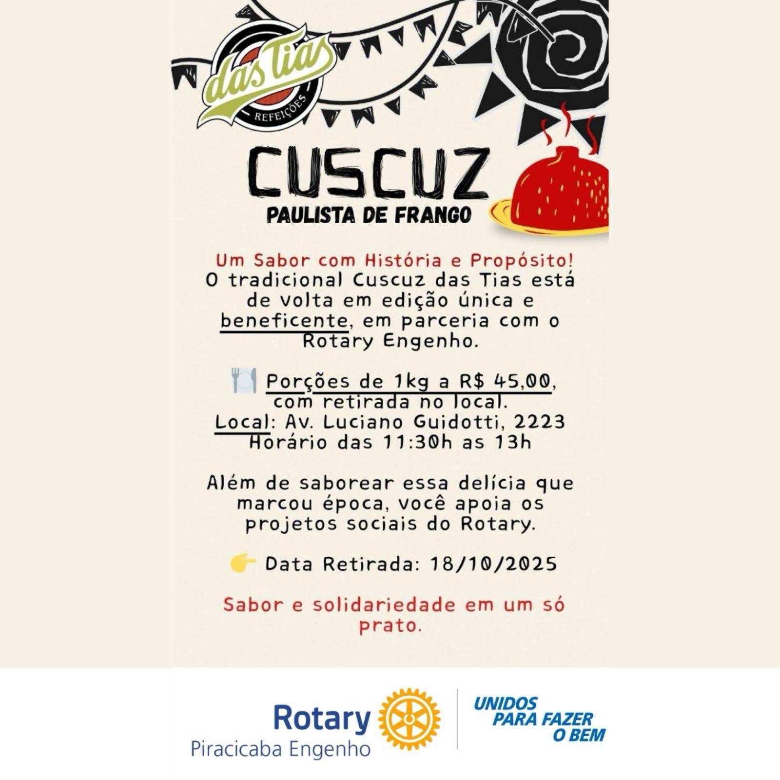 UM SABOR DE HISTORIA E PROPOSITO - SABOR PAULISTA CUSCUZ