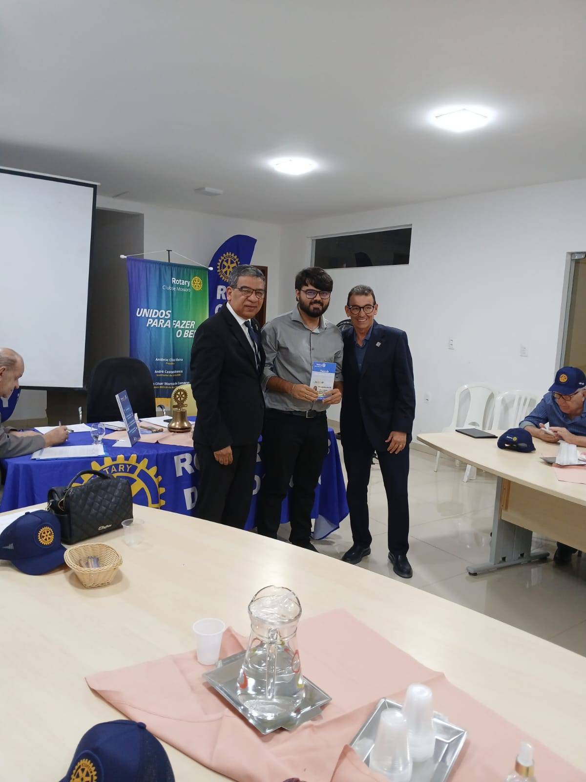Posse de 3 novos companheiros no Rotary Club de Mossoró
