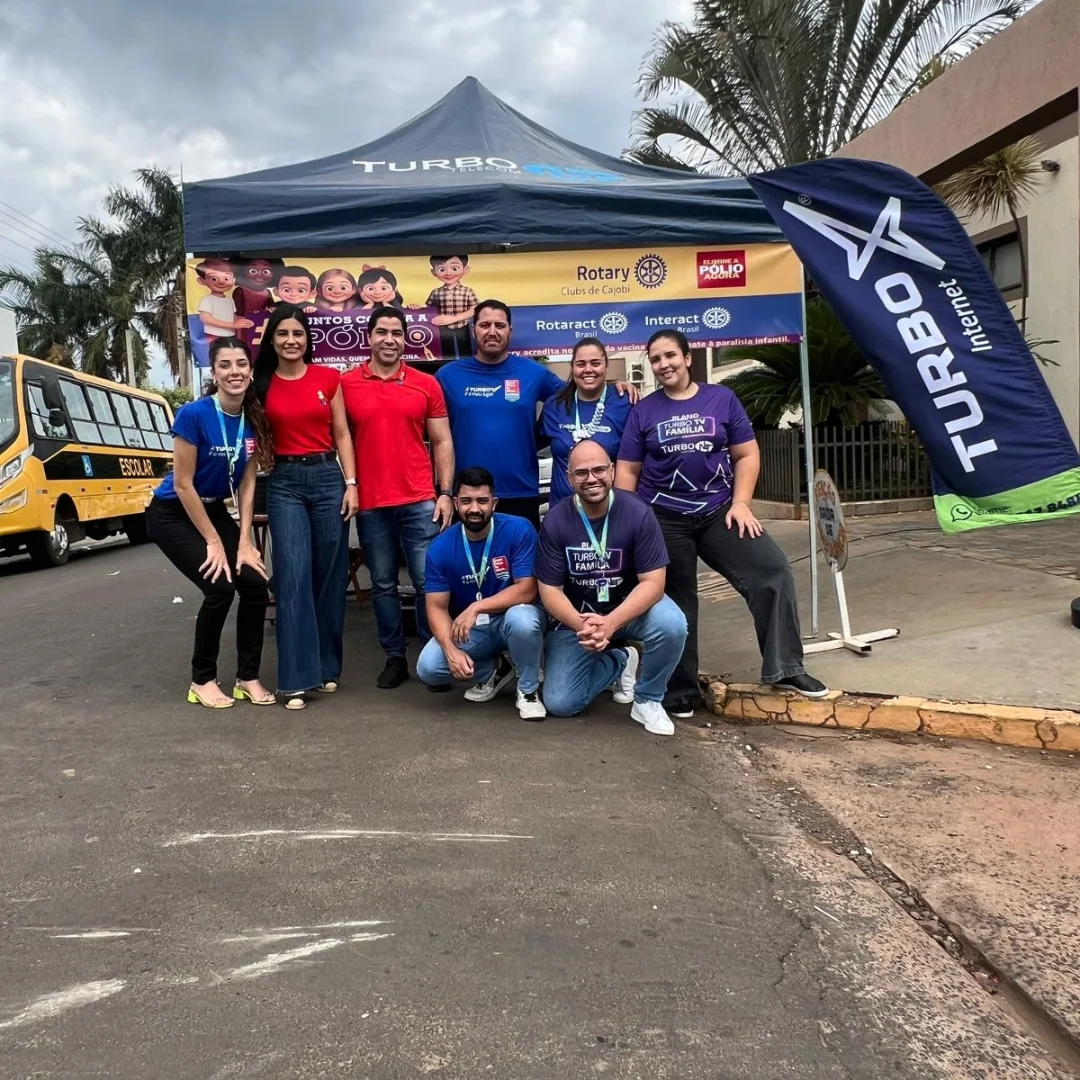 Recém-formado, Rotary Club de Cajobi realiza ação de conscientização sobre a vacinação contra a poliomielite