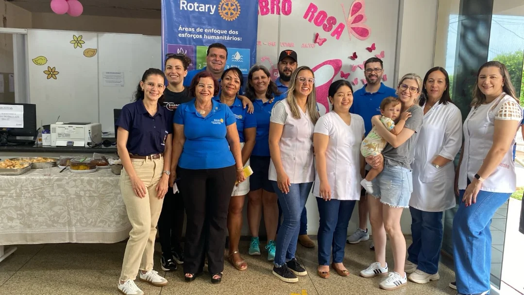Rotary Club de Cardoso Grandes Lagos realiza festa para incentivar vacinação infantil contra a poliomielite