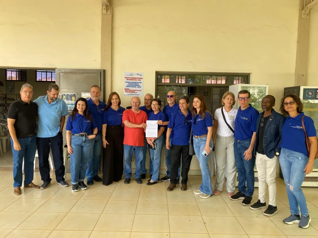Rotary Club Novo Cinquentenário doa equipamentos à ABEJEM e fortalece ações sociais no Jardim São Marcos