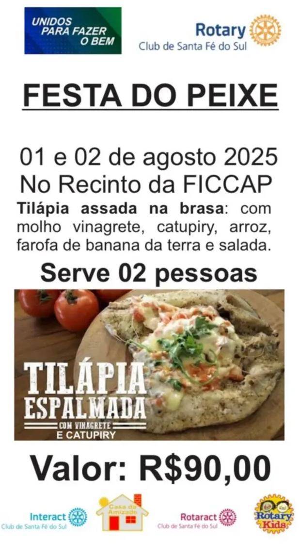 CONVITE DA FESTA DO PEIXE