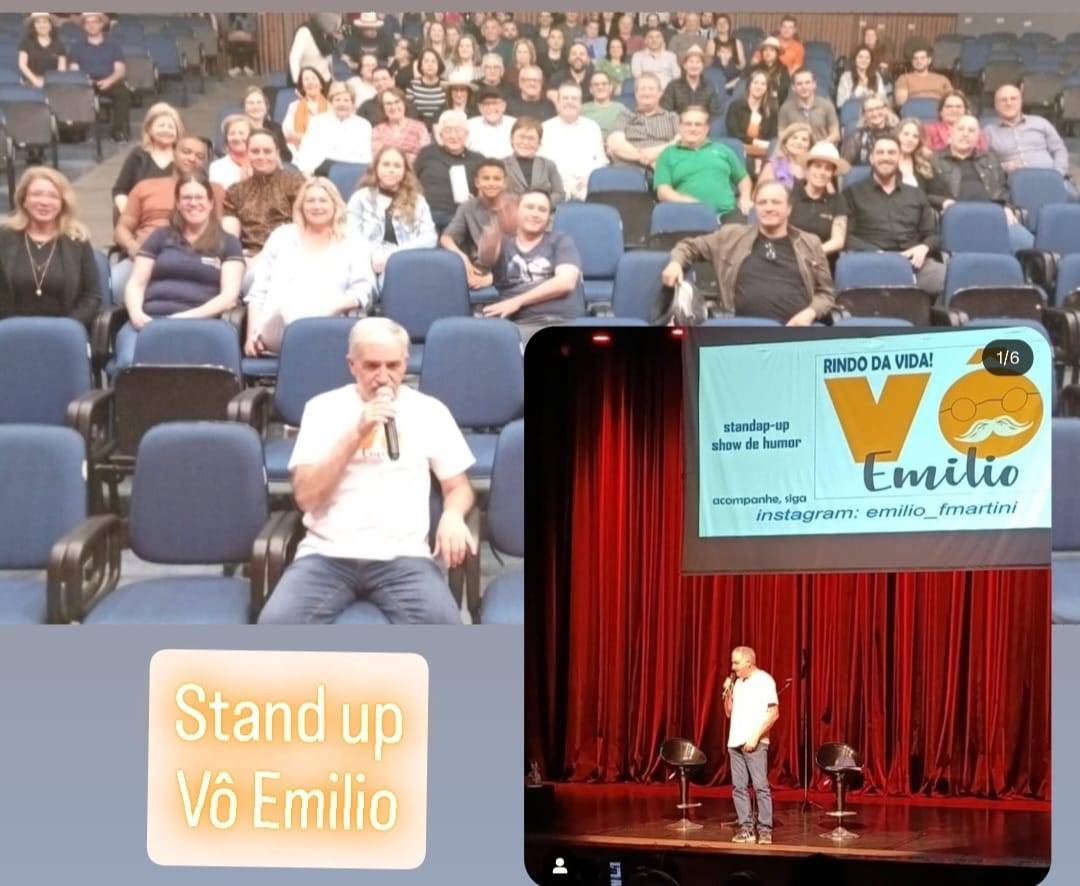 Stand Up Vô Emilio, arrancando sorrisos e contribuições à Fundação Rotária