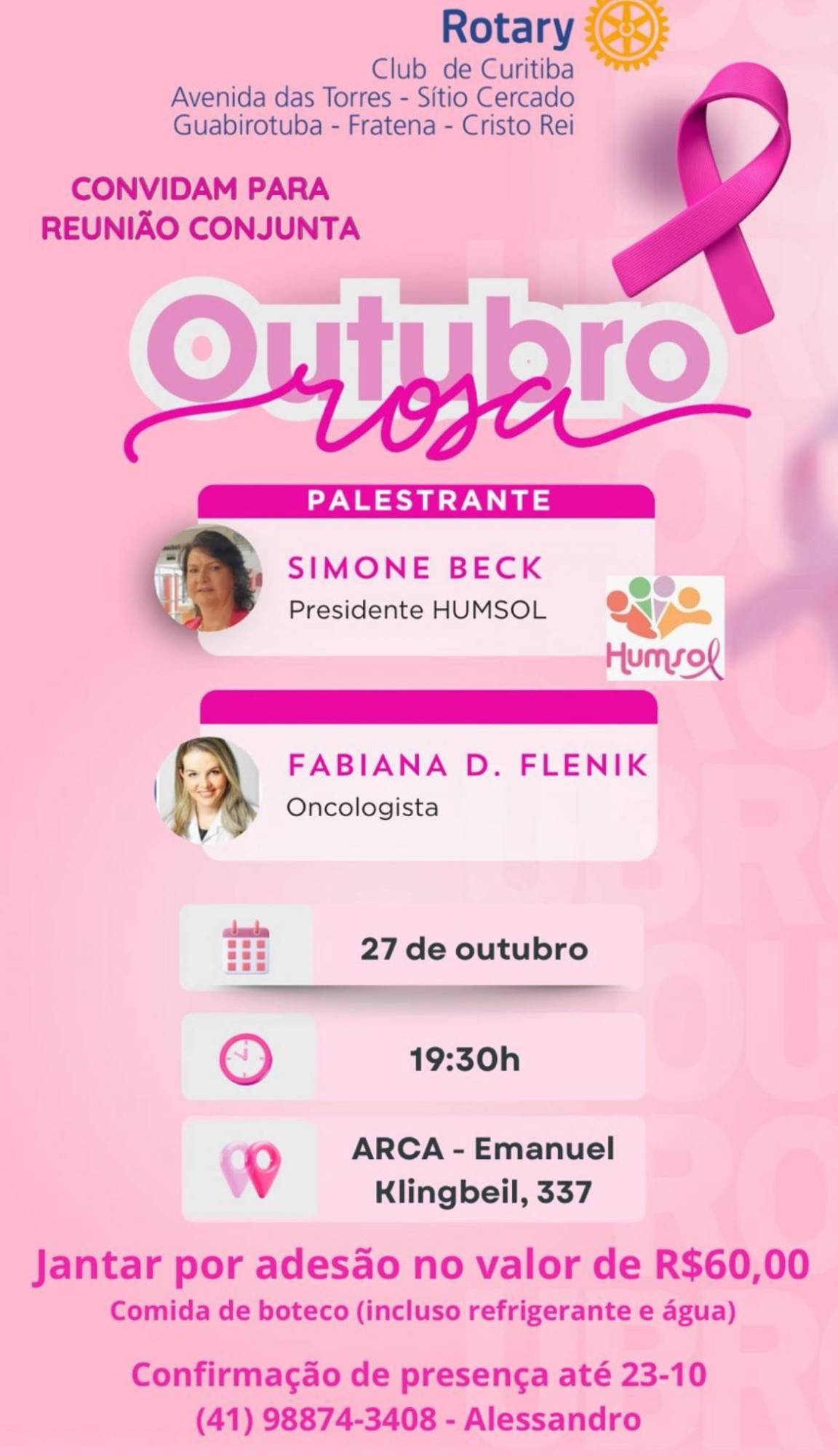 RCC GUABIROTUBA - OUTUBRO ROSA