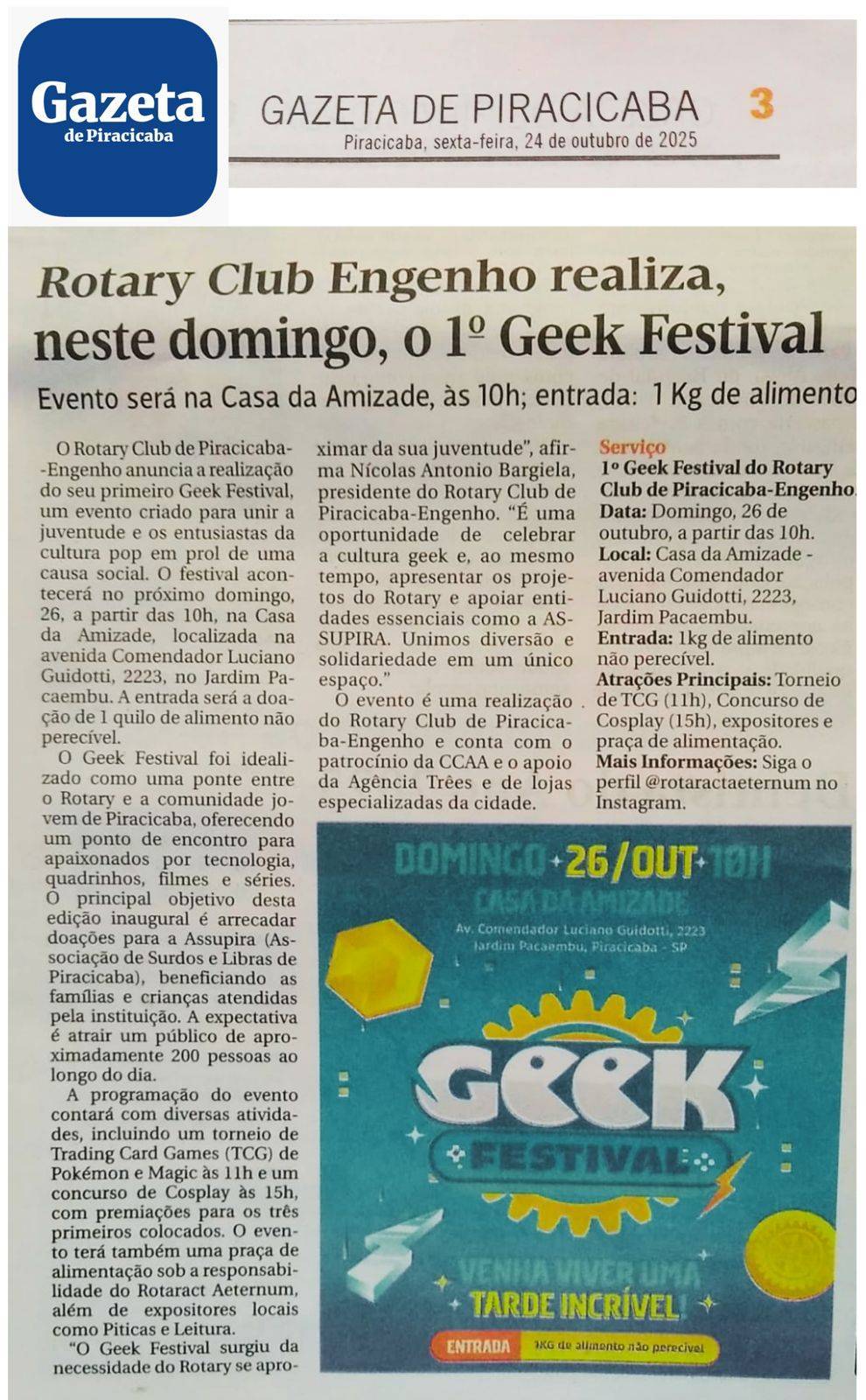 FESTIVAL GEEK 