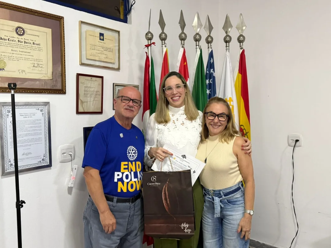 Rotary Club de Jahu Leste promove palestra sobre a erradicação da poliomielite