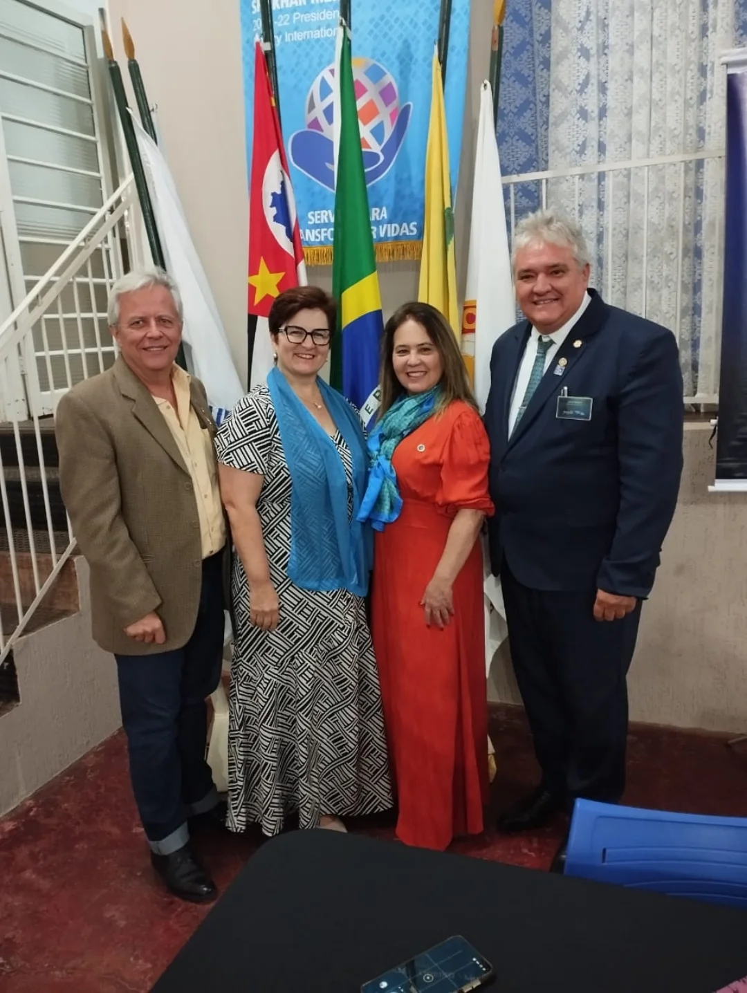 Rotary Club de Pindorama recebe visita oficial do casal governador do Distrito 4480